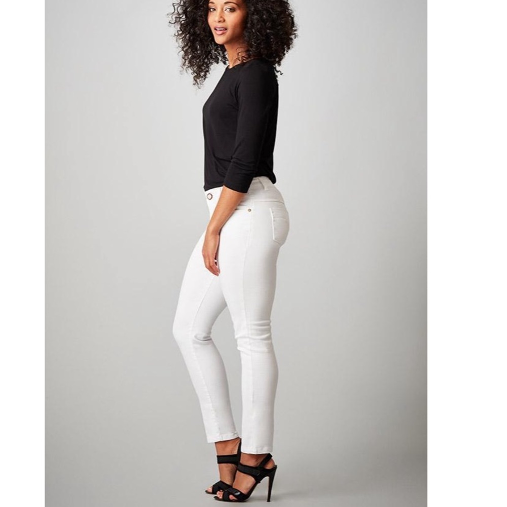 Beija Flor white jeans - Audrey ankle, size 6